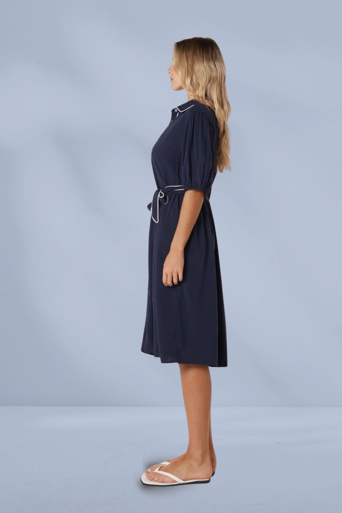 Betty Basics Rio Reef Dress Navy From BoxHill