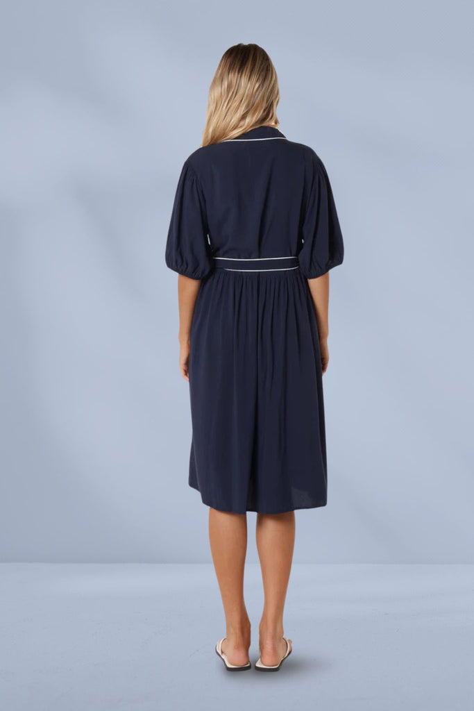 Betty Basics Rio Reef Dress Navy From BoxHill