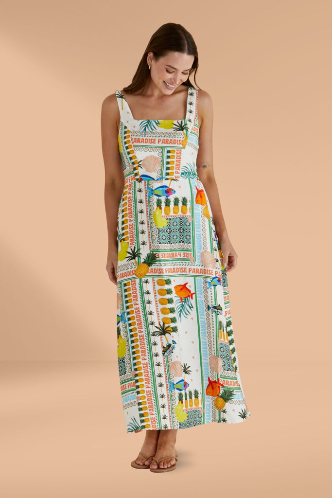 Betty Basics Tegan Midi Dress Paradise Print From BoxHill