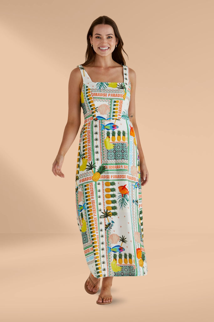 Betty Basics Tegan Midi Dress Paradise Print From BoxHill