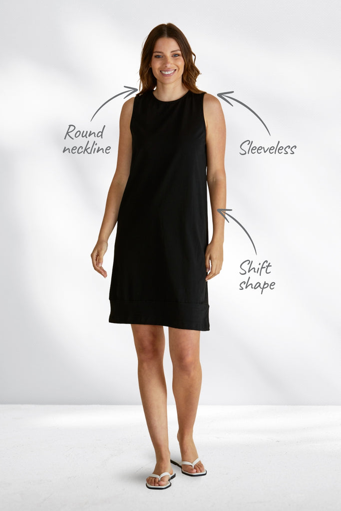 Betty Basics Tia Tank Dress Black From BoxHill