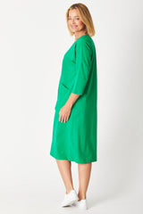 Cordelia St Core Pocket Dress Emerald From BoxHill