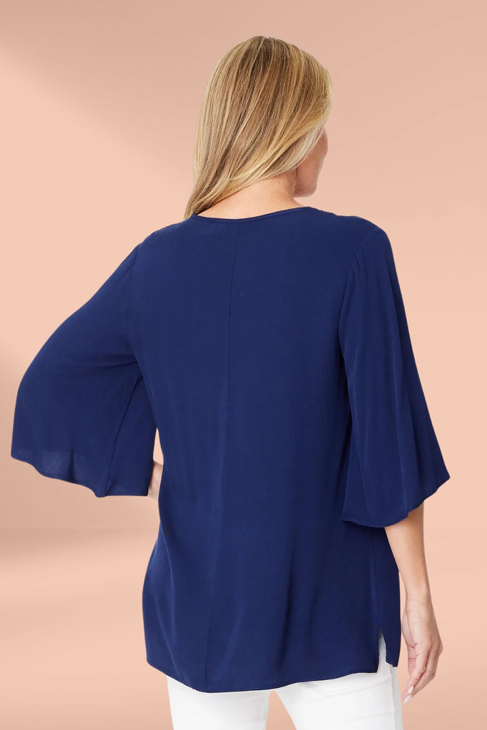Cordelia St Florida Kaftan Core Tunic Navy From BoxHill