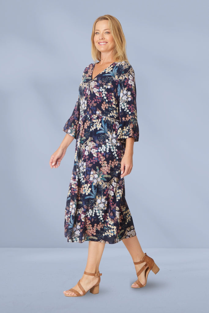 Cordelia St Gemma Ruffle Dress Print From BoxHill