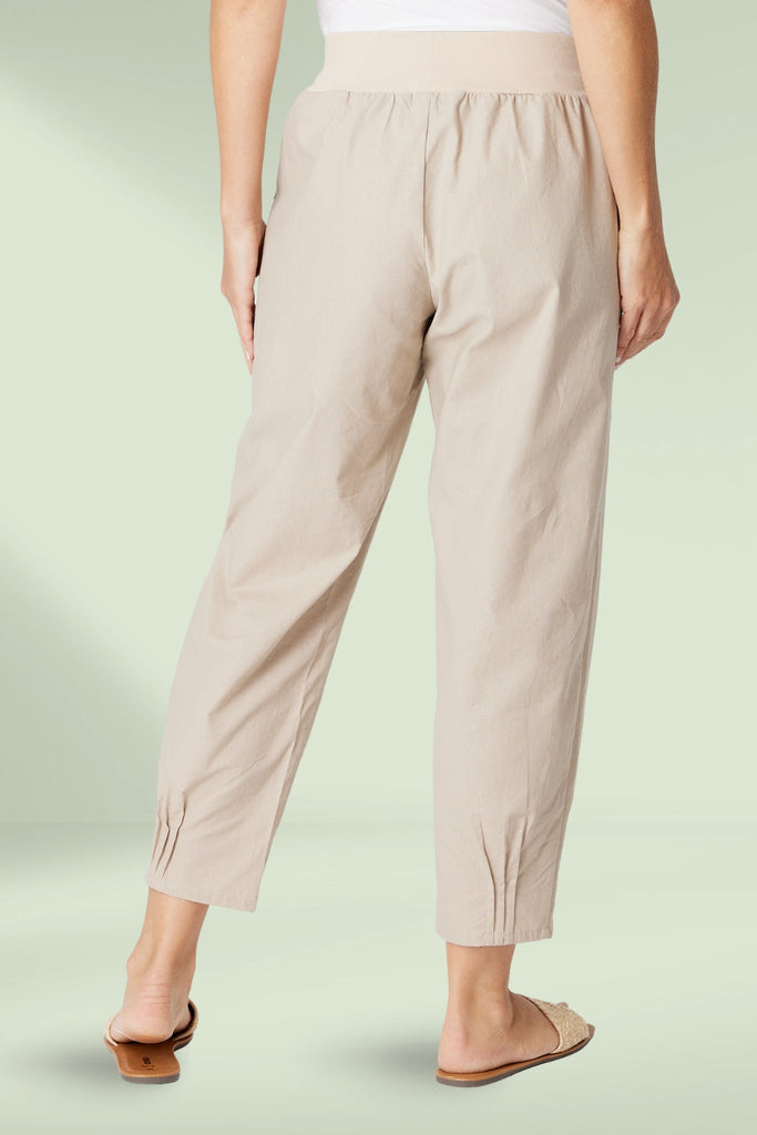 Cordelia St Linen Comfort Pants Sand From BoxHill