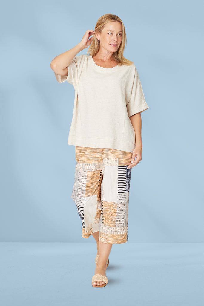 Cordelia St Linen Shores Top Sand From BoxHill