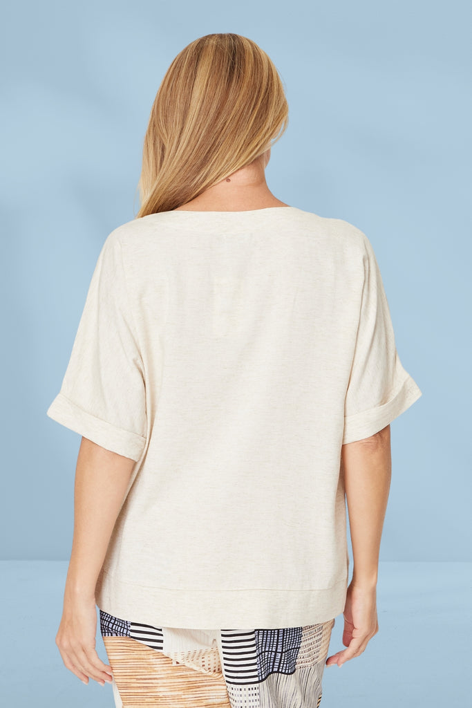 Cordelia St Linen Shores Top Sand From BoxHill