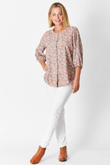 Cordelia St Perfect Shirt Camel Ivory From BoxHill