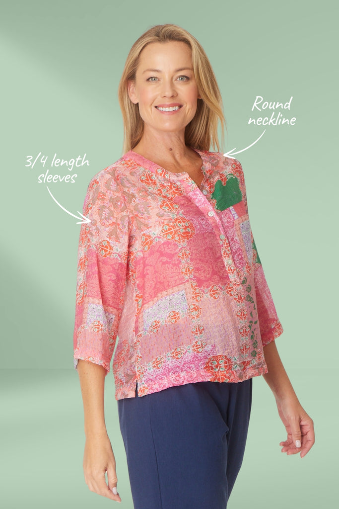 Cordelia St Spring Guest Shirt Pink From BoxHill