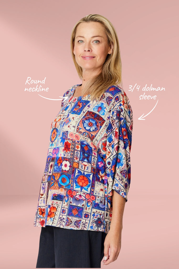 Cordelia St Summer Ease Top Royal From BoxHill