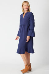 Cordelia St Upcycle Tunic Dress Navy From BoxHill
