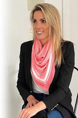 Dark Hampton Alexander Cashmere Modal Scarf Coral Pink One Size Coral Pink From BoxHill