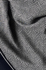 Dark Hampton Smith Cashmere Modal Scarf Black White One Size Black/White From BoxHill