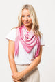 Dark Hampton The Rose Cashmere Modal Scarf Rose Pink One Size Rose Pink From BoxHill