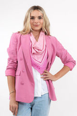 Dark Hampton Urlichs Cashmere Modal Scarf Pink One Size Pink From BoxHill
