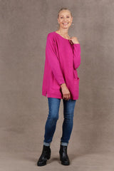 Eb and Ive Alawa Knit Magenta From BoxHill