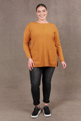 Eb and Ive Alawa Knit Ochre From BoxHill