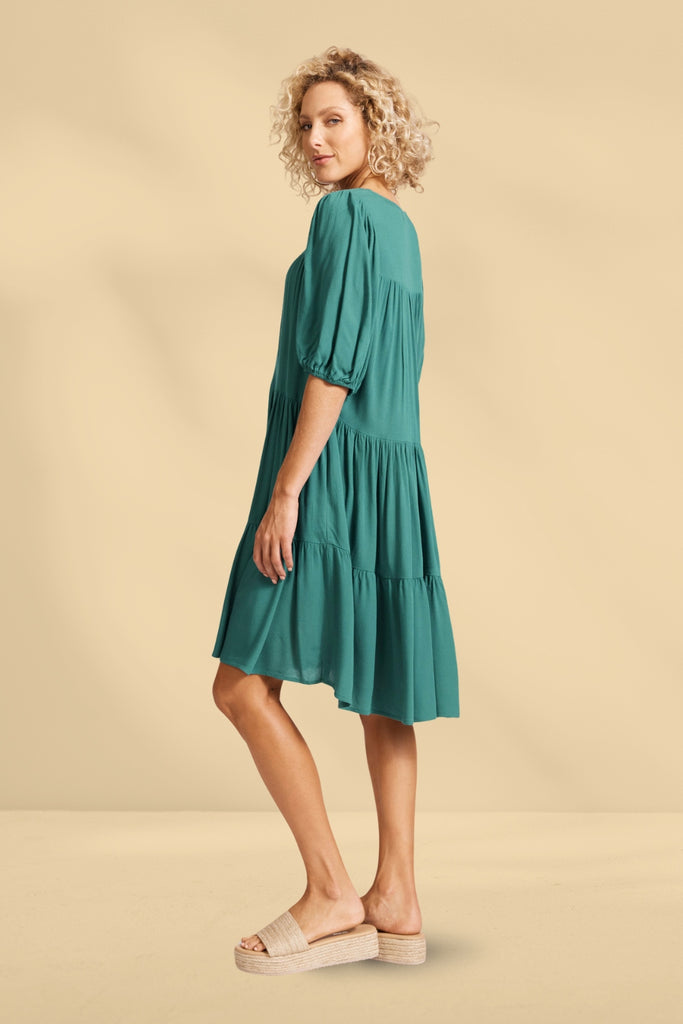 Eb and Ive Alegria Midi Dress Lagoon From BoxHill