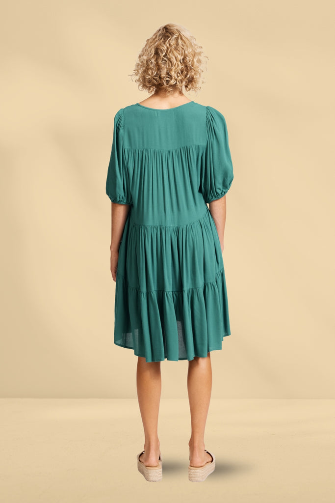 Eb and Ive Alegria Midi Dress Lagoon From BoxHill