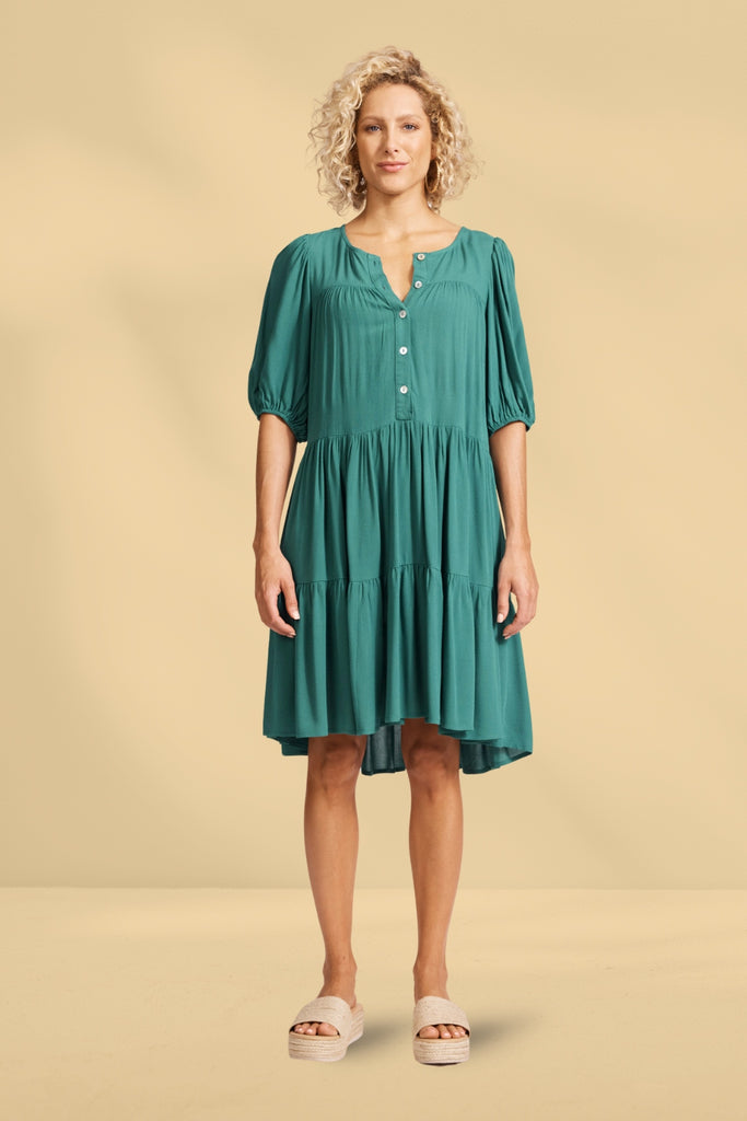 Eb and Ive Alegria Midi Dress Lagoon From BoxHill