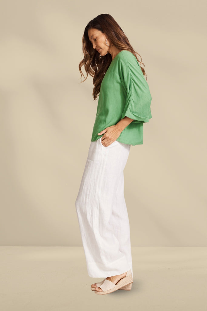 Eb and Ive Alesia Relaxed Top Jade From BoxHill