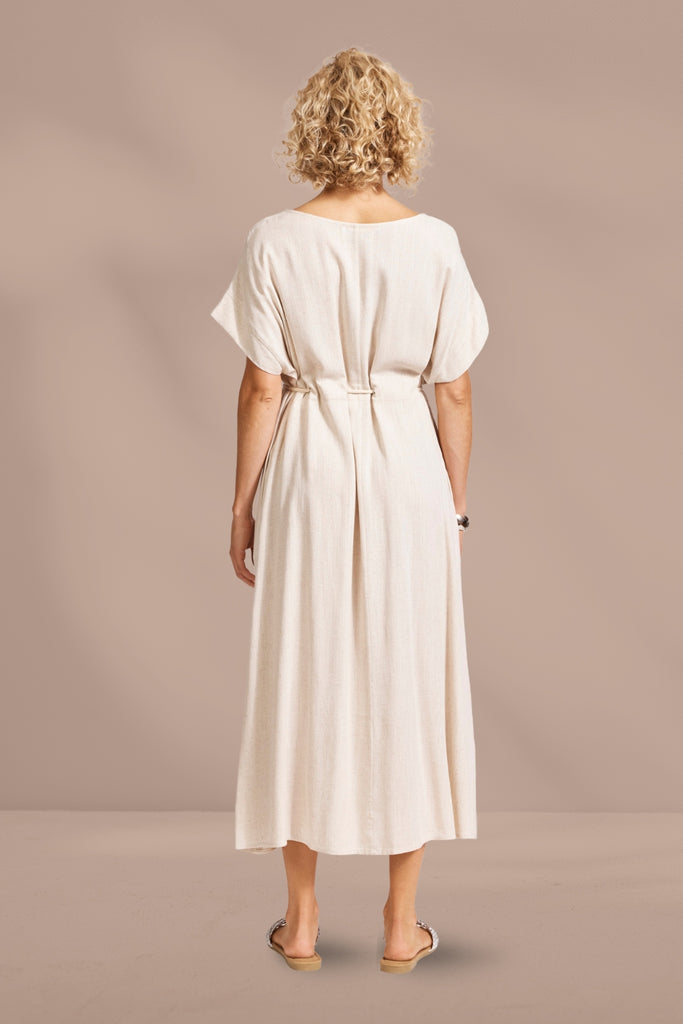 Eb and Ive Alesia Rope Tie Dress Tusk From BoxHill