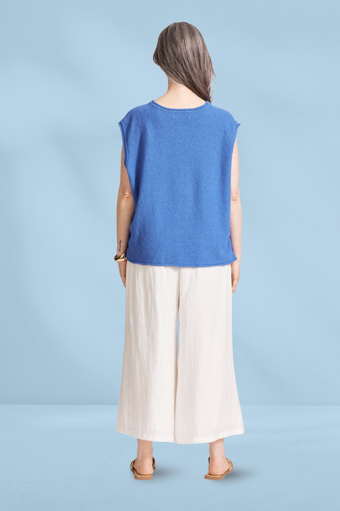 Eb and Ive Artemis Sleeveless Knit Top Aegean From BoxHill
