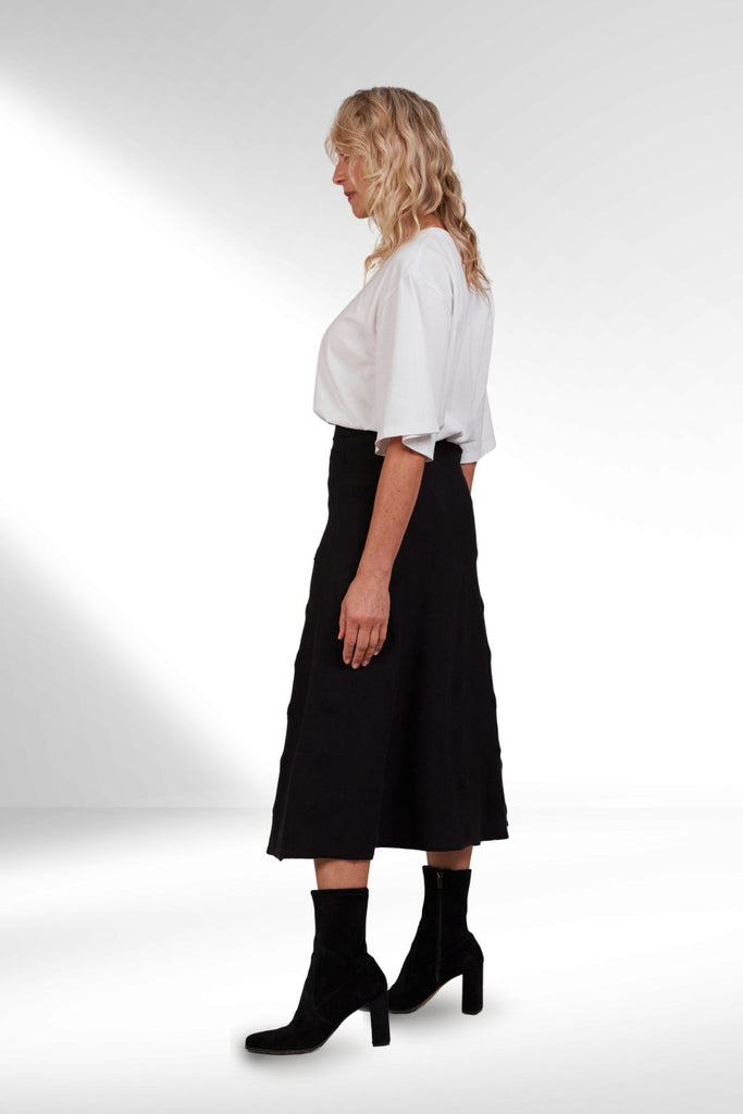 Eb and Ive Masa Knit Skirt Black From BoxHill