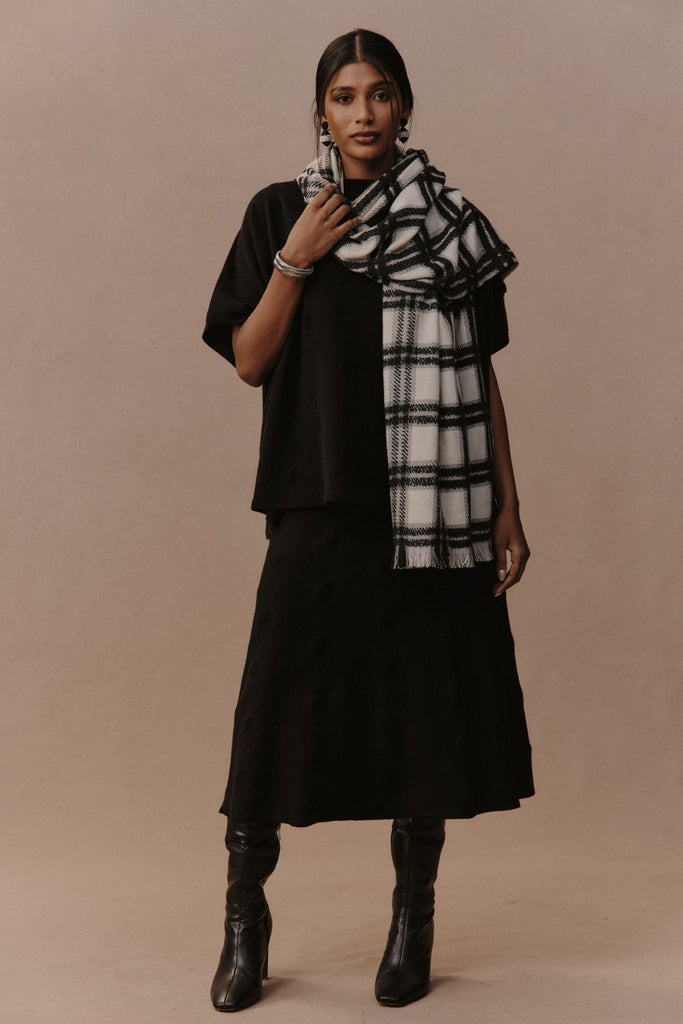 Eb and Ive Masa Knit Skirt Black From BoxHill