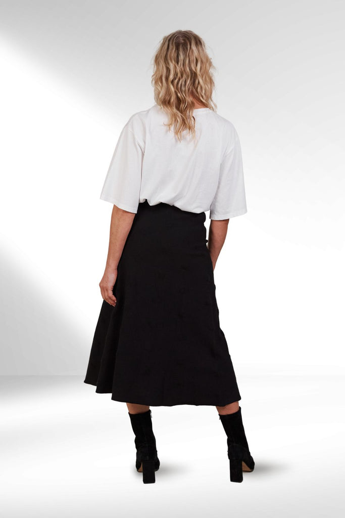 Eb and Ive Masa Knit Skirt Black From BoxHill