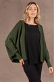 Eb and Ive Nawi Cardigan Olive From BoxHill