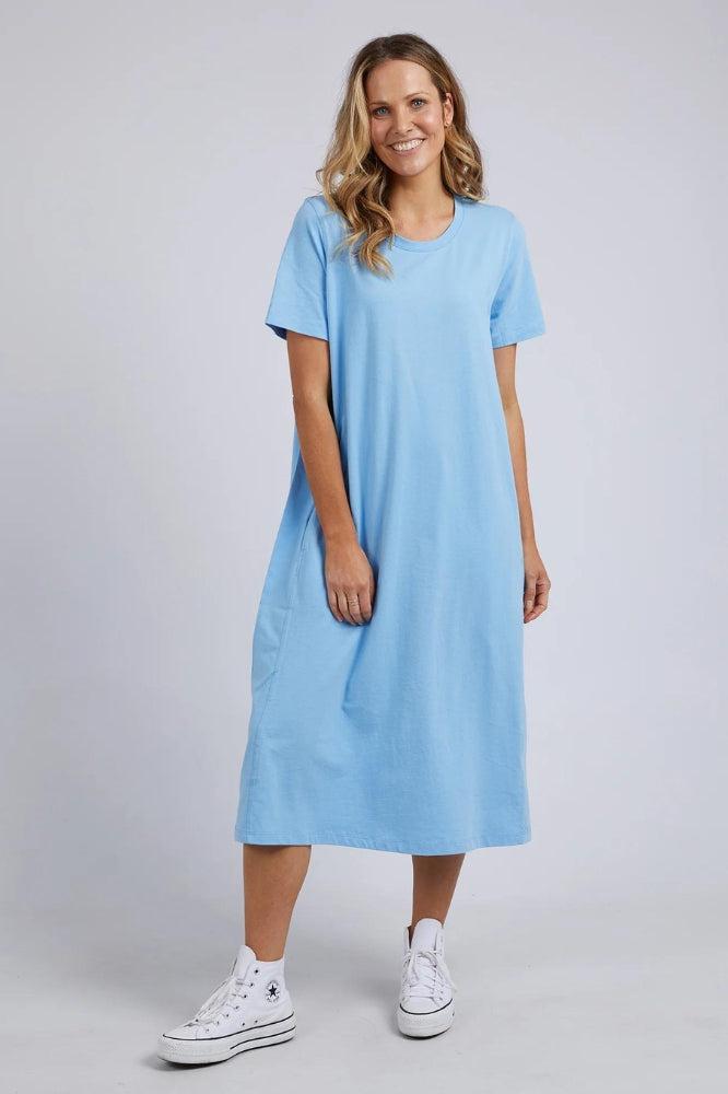 Elm Adira Dress Azure Blue From BoxHill