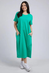 Elm Adira Dress Bright Green From BoxHill