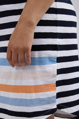 Elm Ahead of Time Dress Blue White Stripe From BoxHill