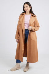 Elm Annabelle Trench Coat Tan From BoxHill