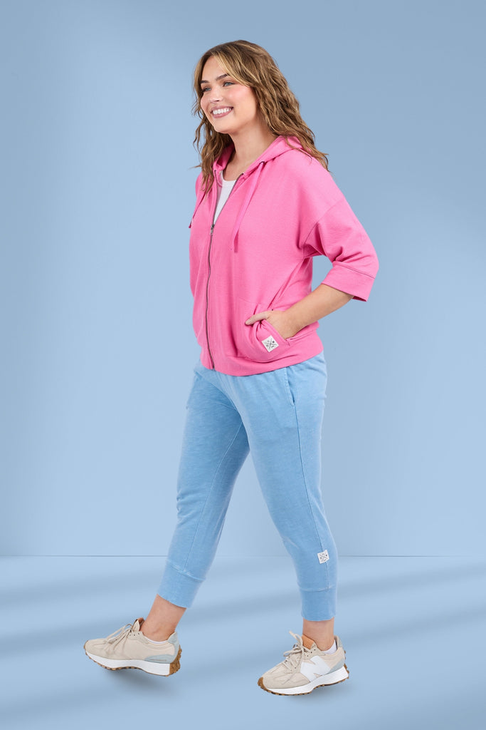 Elm Beachy Zip Hoody Aurora Pink From BoxHill
