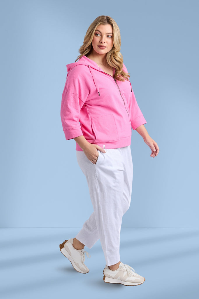 Elm Beachy Zip Hoody Aurora Pink From BoxHill