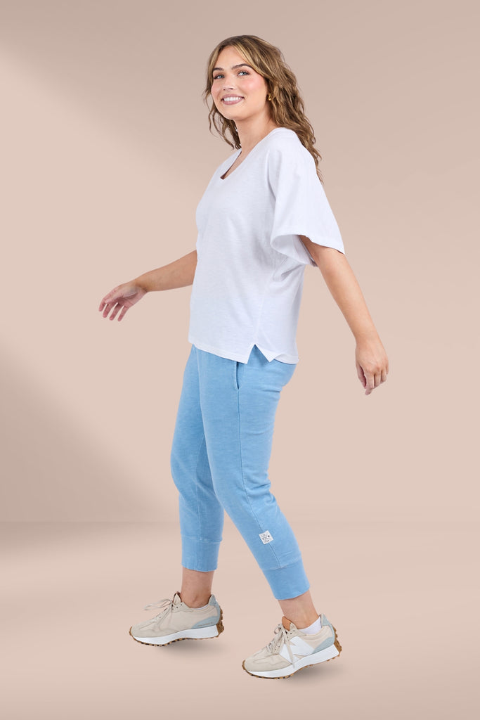 Elm Beau Short Sleeve Tee White From BoxHill