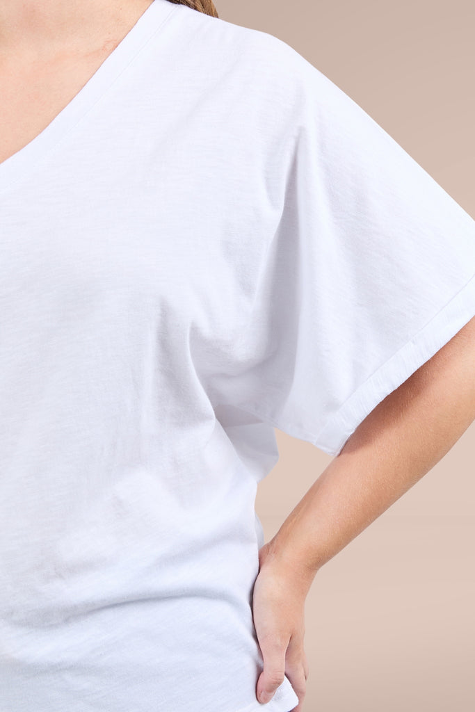 Elm Beau Short Sleeve Tee White From BoxHill