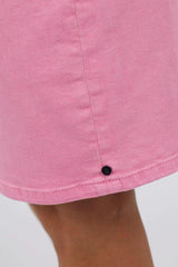Elm Belle Denim Skirt Sherbet Pink From BoxHill