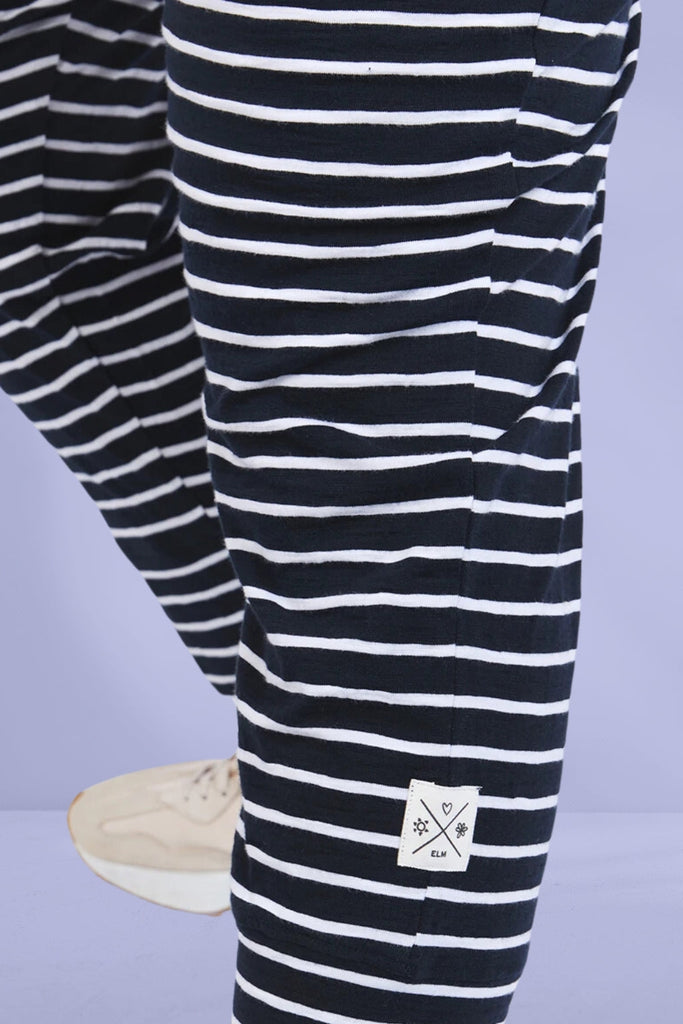 Elm Brunch Pants Navy White Stripe From BoxHill