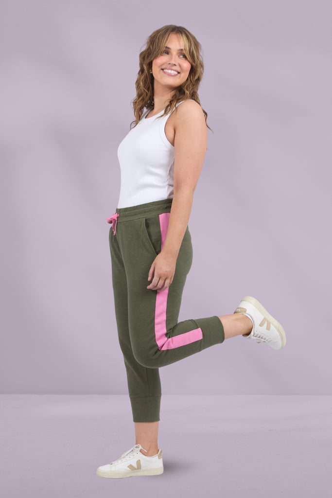 Elm Brunch Pants Side Tape Clover From BoxHill