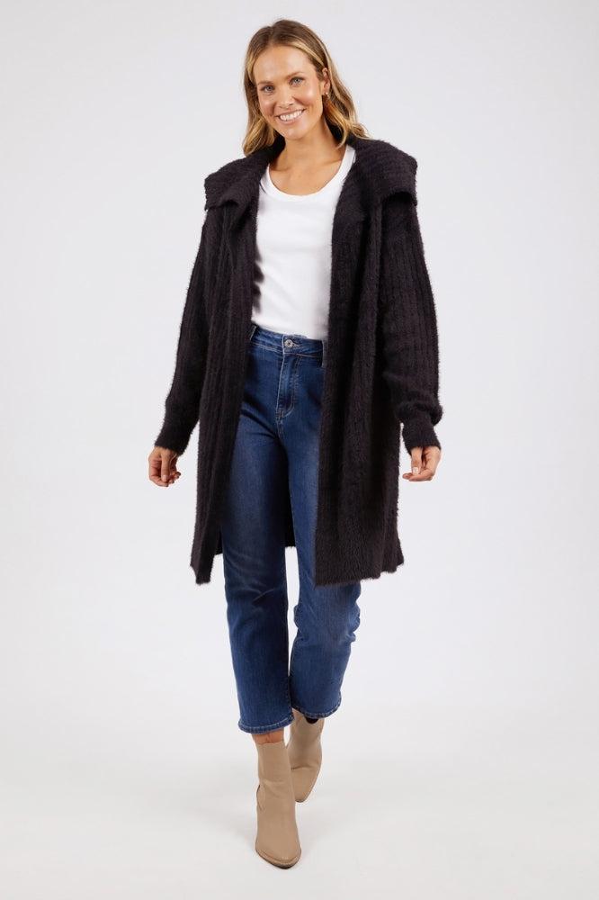 Elm Carolina Cardi Black From BoxHill