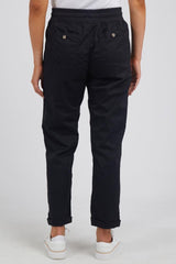 Elm Carrie Jogger Pants Black From BoxHill