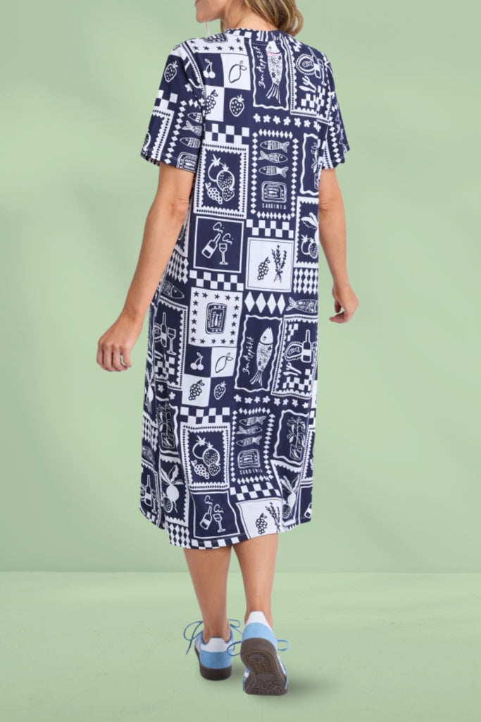Elm Chin Chin Dress All Over Yardage Print From BoxHill