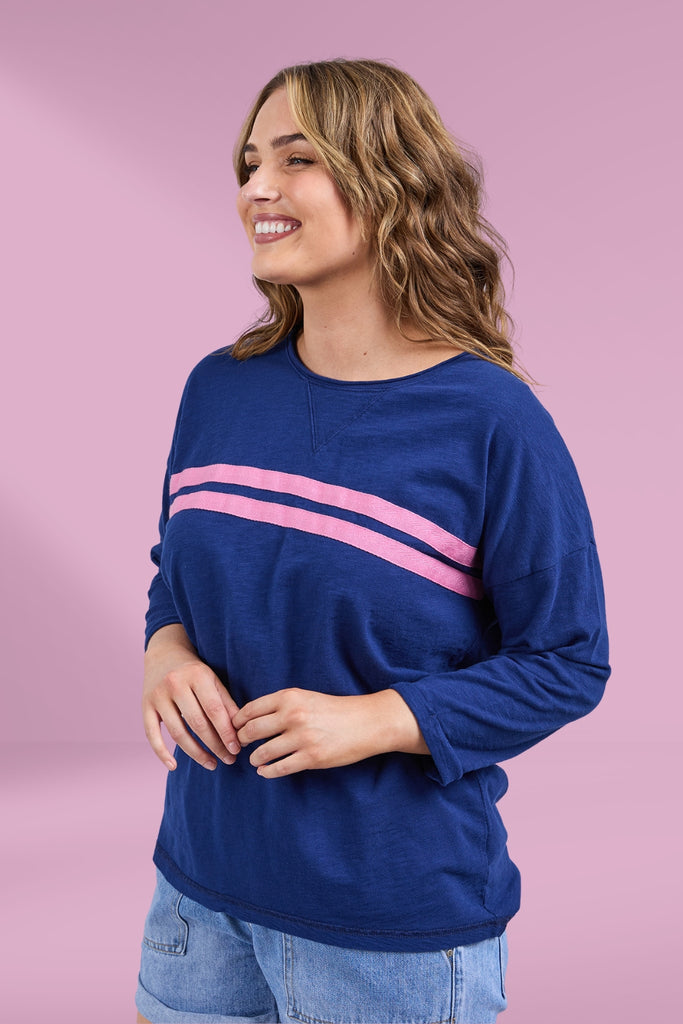 Elm Coco Sweat Blue Depths From BoxHill