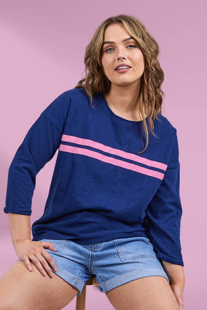 Elm Coco Sweat Blue Depths From BoxHill