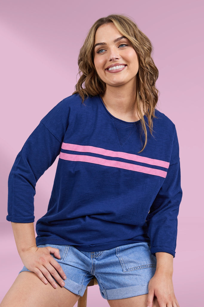 Elm Coco Sweat Blue Depths From BoxHill