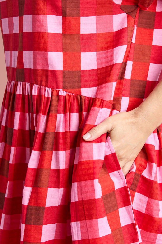 Elm Edin Short Sleeve Dress Poppy From BoxHill