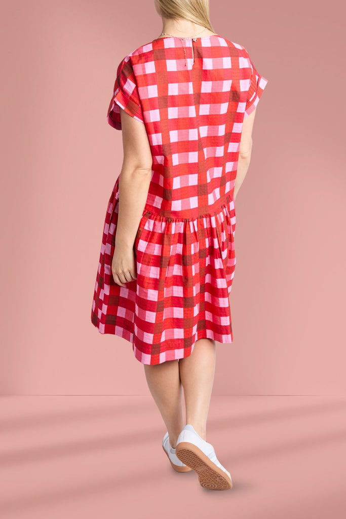 Elm Edin Short Sleeve Dress Poppy From BoxHill